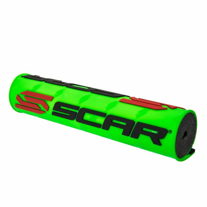 MOUSSE DE GUIDON CROSS SCAR DESIGN VERT 3D POUR GUIDON AVEC BARRE