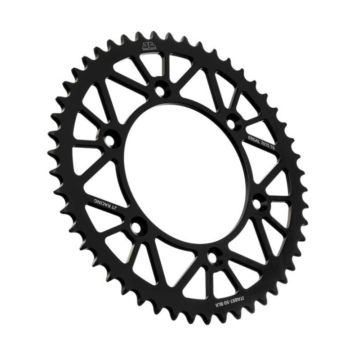 Couronne JT SPROCKETS 51 dents alu ultra-light anti-boue pas 520 type type 897 KTM SXF-250 2017-18