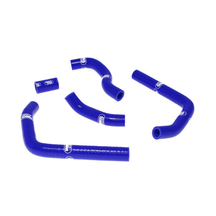 Durites de radiateur bleues SAMCO type origine - 5 durites Honda CR 125 2005-07