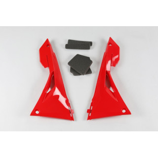 Caches plastiques carénage boîte à air UFO rouge Honda 250 CRF 18-21
