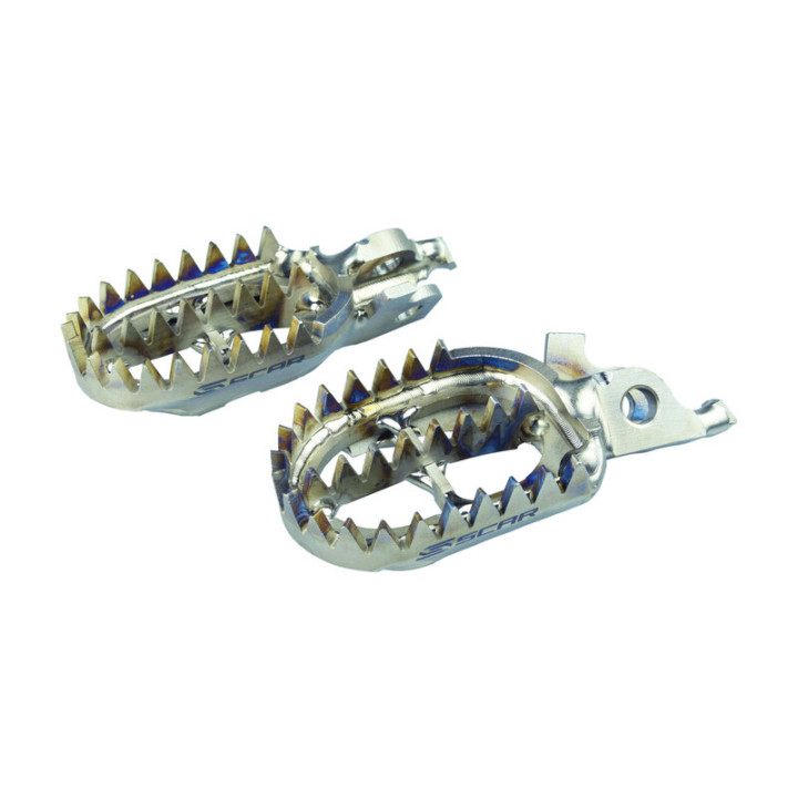 REPOSE PIEDS TITANE SCAR POUR HONDA CR CRF 125 250 450