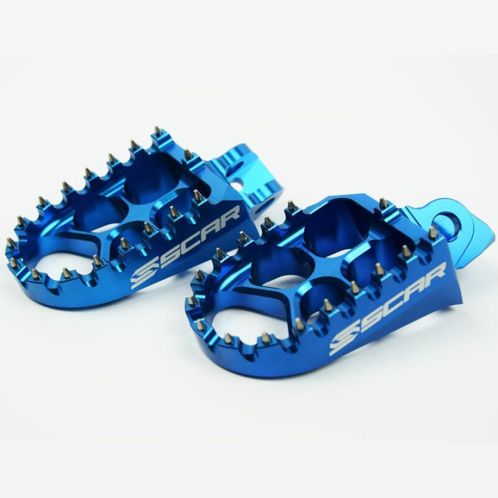 REPOSE PIEDS EVO SCAR COULEUR BLEU KAWASAKI KX 65 00/17