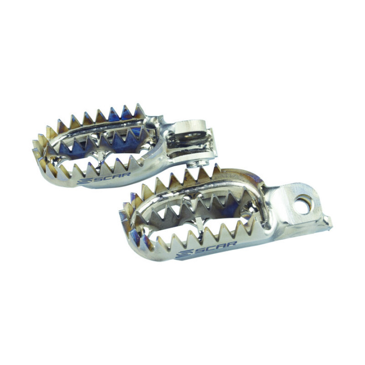 REPOSE PIEDS TITANE SCAR POUR KTM SX 125 1998-2015