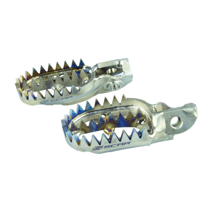 REPOSE PIEDS TITANE SCAR POUR KTM SXF 350 16/17