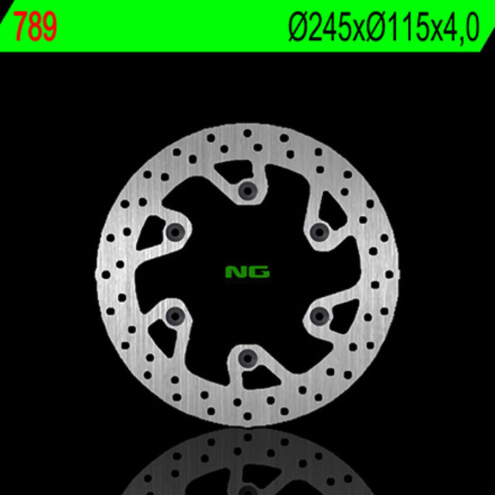 DISQUE DE FREIN ARRIERE ROND NG YAMAHA WRF 450 03/16