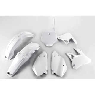 Kit plastique UFO couleur origine Blanc Yamaha YZ 125 et 250 1996-1998