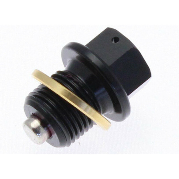 Bouchon de vidange TECNIUM aimanté alu noir kx 65 85 125 kxf 250 450