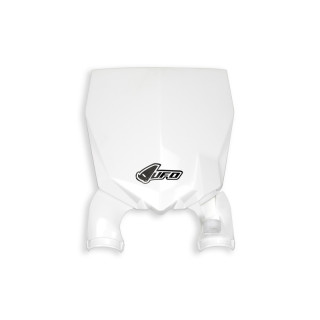 PLAQUE NUMERO FRONTALE UFO BLANC YAMAHA YZ 125 2015-21
