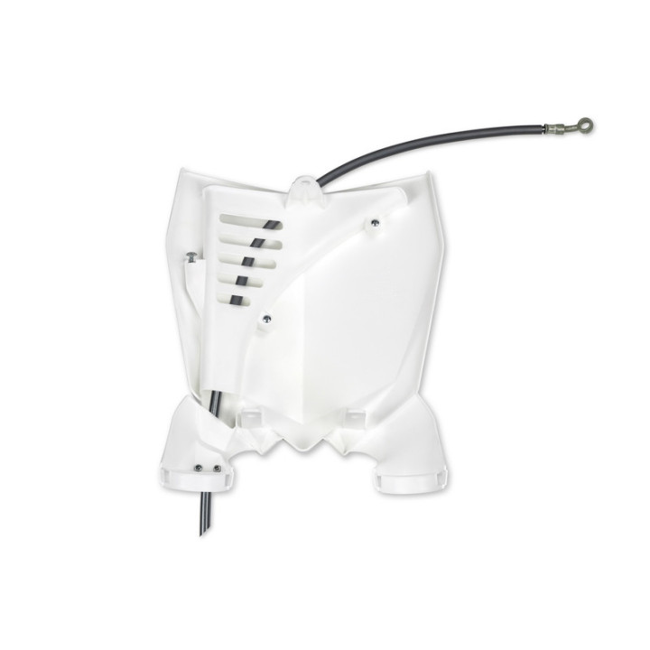 PLAQUE NUMERO FRONTALE UFO BLANC YAMAHA YZ 125 2015-21