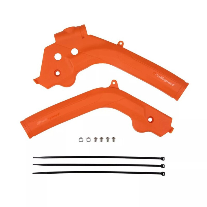 PROTECTIONS DE CADRE ORANGE POLISPORT KTM SXF 450 2016-2018