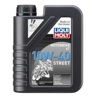 Huile moteur moto 4T 10W-40 Street 1l 100% synthétique