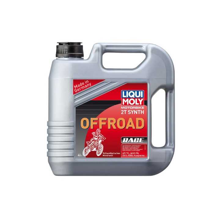 Huile moteur moto 2T Offroad Race 4l 100% synthétique