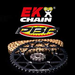 Kit chaîne EK/PBR 520 MRD7 - 13/48-116 - Couronne alu standard