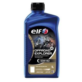 HUILE MOTEUR MOTO OFF ROAD EXPLORER 10W40 ELF TECHNOLOGIE SYNTHETIQUE 4T 1L