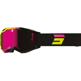 LUNETTES MASQUE CROSS SHOT IRIS 2.0 FUSION BLACK GLOSSY NOIR