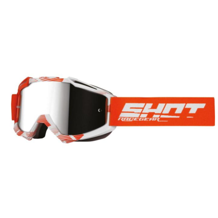 LUNETTES MASQUE CROSS SHOT IRIS JET ORANGE WHITE GLOSSY