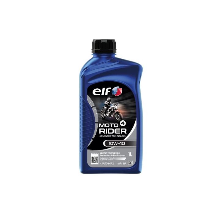 HUILE MOTEUR MOTO 4 RIDER 10W-40 ELF TECHNOLOGIE AVANCEE 4T 1L
