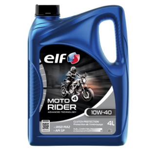 HUILE MOTEUR MOTO 4 RIDER 10W-40 ELF TECHNOLOGIE AVANCEE 4T 4L