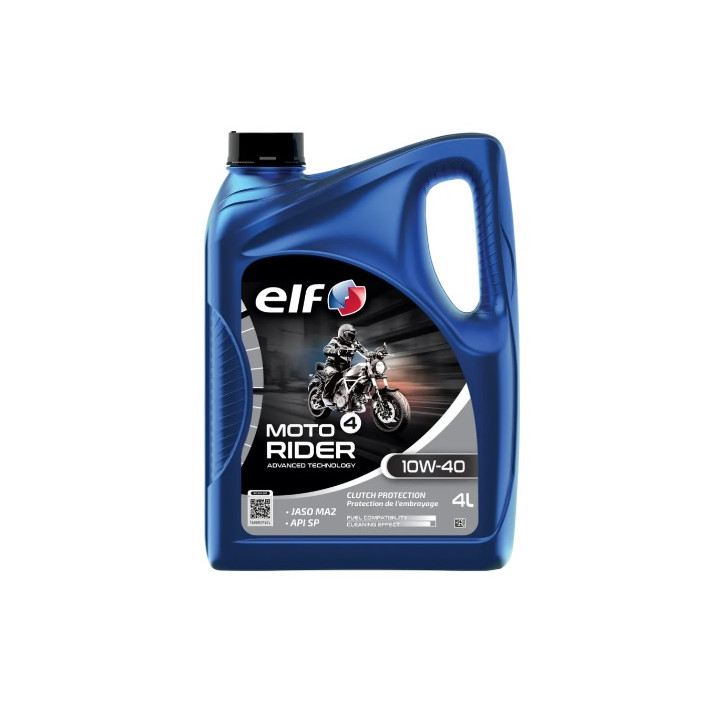 HUILE MOTEUR MOTO 4 RIDER 10W-40 ELF TECHNOLOGIE AVANCEE 4T 4L