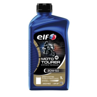 HUILE MOTEUR MOTO 4 TOURER 20W-50 ELF TECHNOLOGIE SYNTHETIQUE 4T 1L