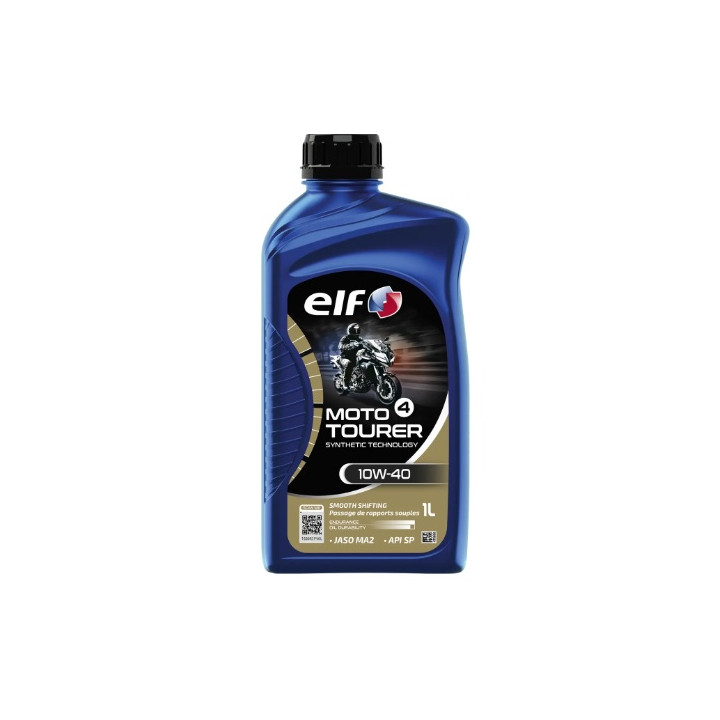 HUILE MOTEUR MOTO 4 TOURER 10W-40 ELF TECHNOLOGIE SYNTHETIQUE 4T 1L