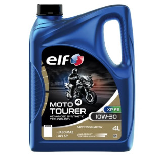 HUILE MOTEUR MOTO 4 TOURER XP FE 10W-30 ELF TECHNOLOGIE AVANCEE SYNTHETIQUE 4T 4L
