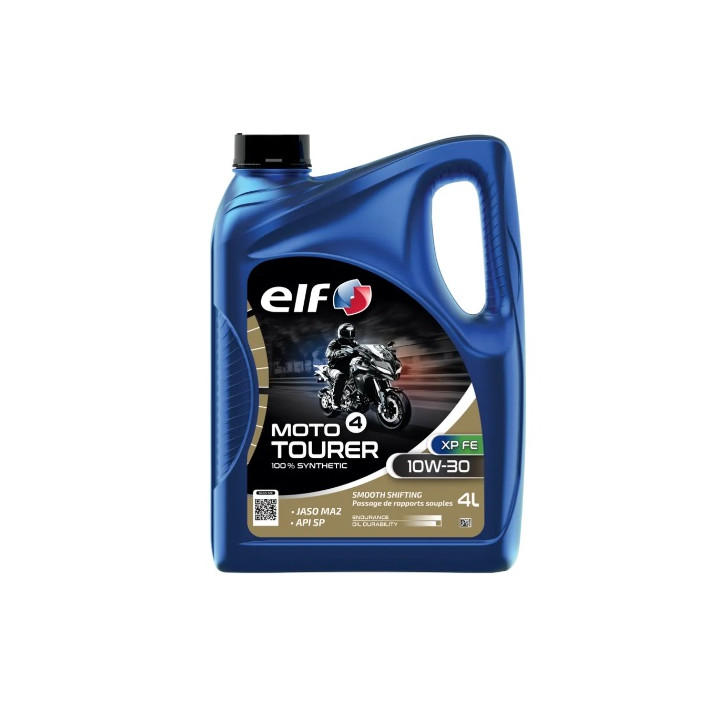 HUILE MOTEUR MOTO 4 TOURER XP FE 10W-30 ELF SYNTHETIQUE 4T 4L