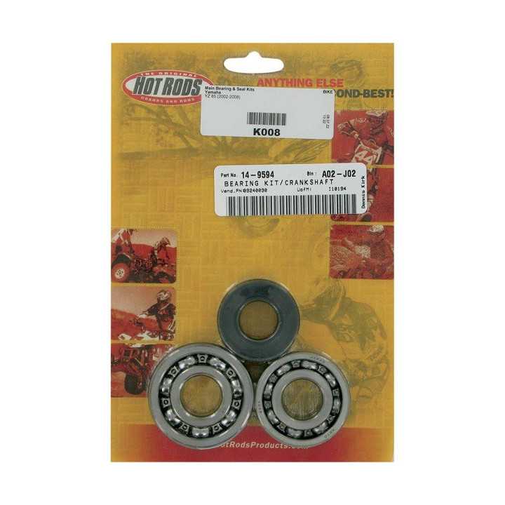 KIT ROULEMENTS DE VILEBREQUIN HOT RODS POUR YZ 85 02-15