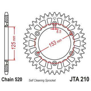 COURONNE JT SPROCKETS ALU STANDARD SUZUKI - 520 - 41 DENTS