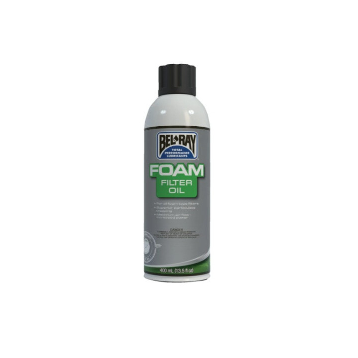 HUILE POUR FILTRE EN MOUSSE MOTO 400ml BEL-RAY