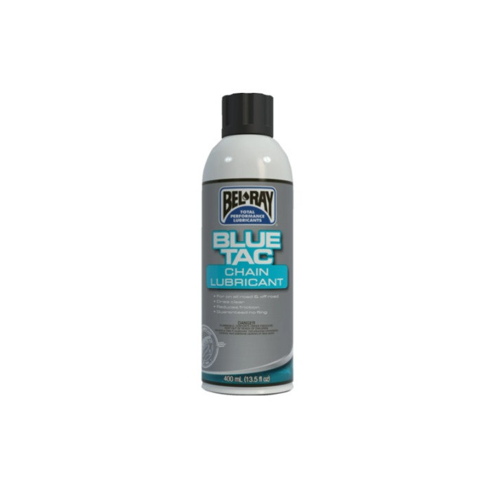 LUBRIFIANT DE CHAINE BLUE TAC MOTO 400ML BEL-RAY