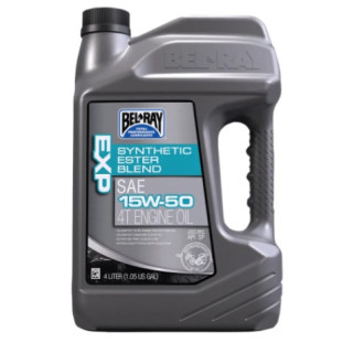 HUILE MOTEUR 4T SEMI-SYNTHETIQUE EXP ESTER BLEND 15W50 4L BEL-RAY