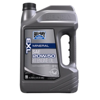 HUILE MOTEUR 4T MINERALE EXL 20W50 4L BEL-RAY