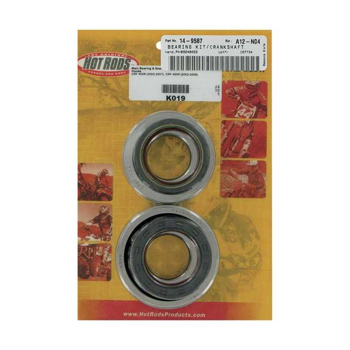 KIT ROULEMENTS ET SPYS DE VILEBREQUIN HOT RODS POUR CRF 450 02-05