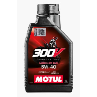 HUILE  MOTEUR MOTUL 300V FACTORY LINE OFF ROAD 5W40  4T 100% SYNTHETIC 1 LITRE