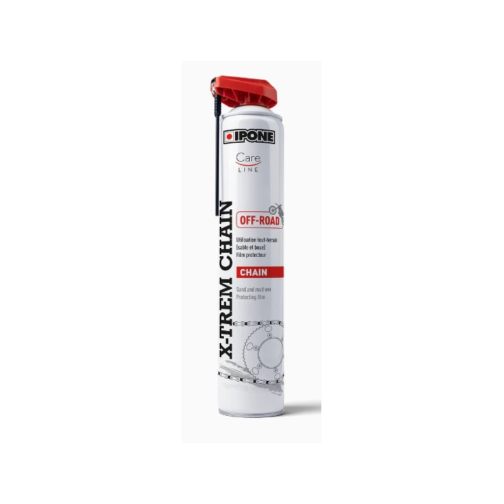 GRAISSE BOMBE CHAINE IPONE SPRAY CARELINE X-TREM CHAIN OFF ROAD 750ML MOTO