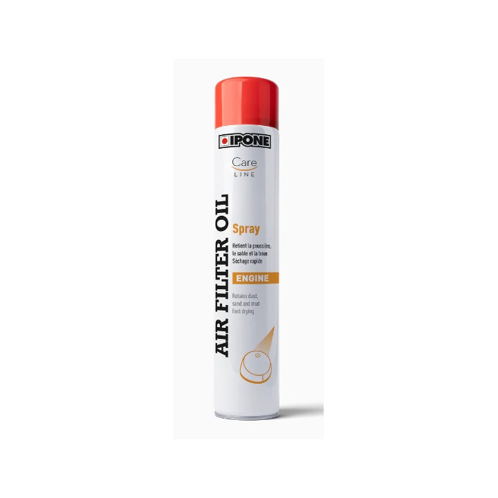 HUILE BOMBE FILTRE A AIR IPONE SPRAY FILTER OIL RACING 750ML MOTO