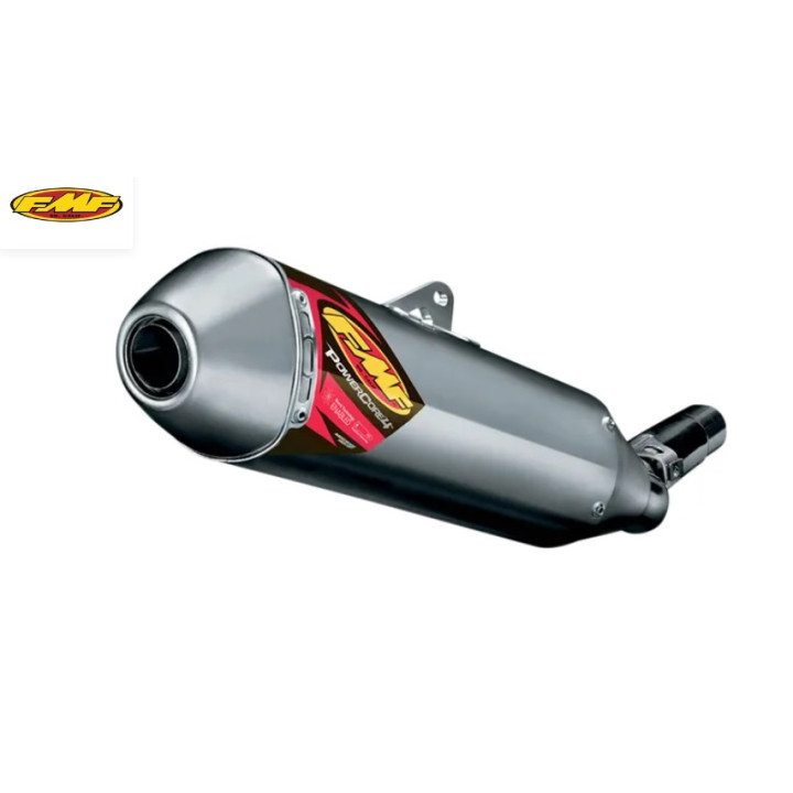 SILENCIEUX FMF POWERCORE 4 HEX SLIP-ON MUFFLER ALUMINUM KAWASAKI KXF450 12-15