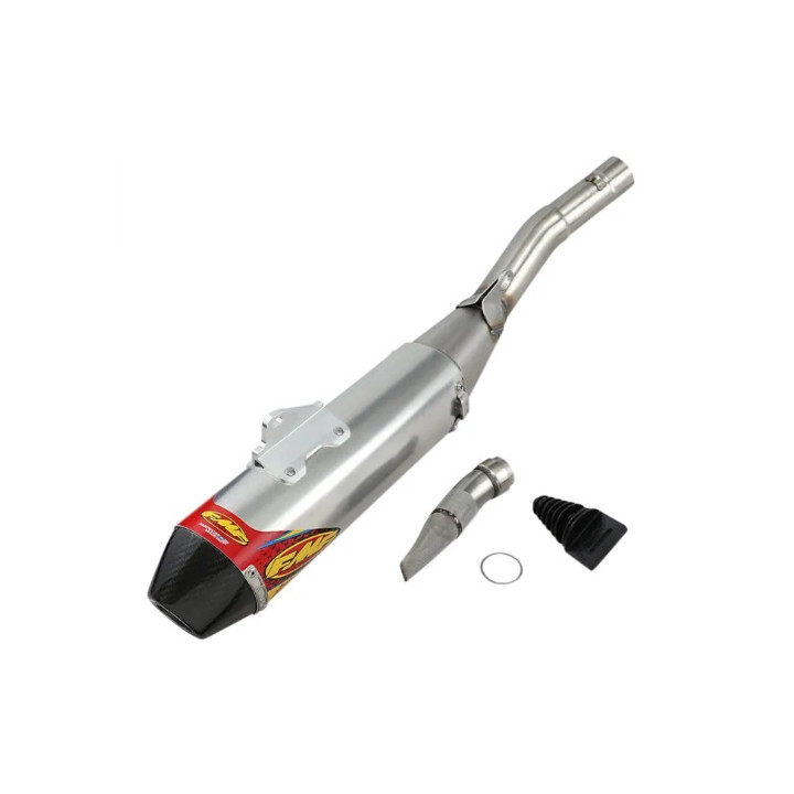 SILENCIEUX FMF MUFFLER FACTORY 4.1 RCT STAINLESS SL (SLIP-ON) W/ CARBON END CAP YZF450 18-27