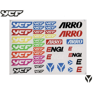 Planche stickers YCF format A5 APRO ENGI