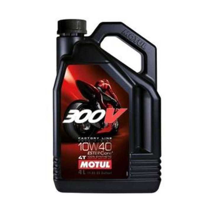 HUILE MOTEUR MOTUL 300V FACTORY LINE OFF ROAD 10W40 4T 100% SYNTHETIC 4 LITRES