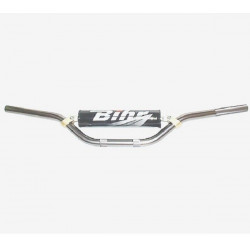GUIDON MX ONE BIHR ALU 22.2mm ET MOUSSE 80 85 TITANE