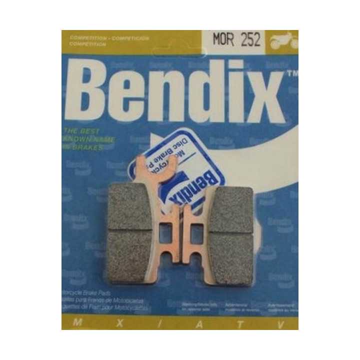PLAQUETTES DE FREIN AVANT MOR226 LOISIR BENDIX KAWASAKI KX 85 01/15