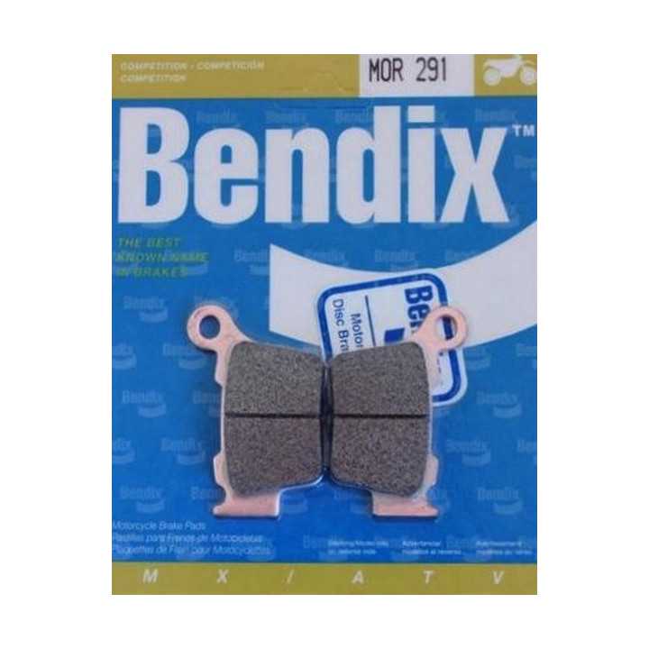 PLAQUETTES DE FREIN ARRIERE COMPETITION BENDIX MOR92 KAWASAKI KX 65 00/15