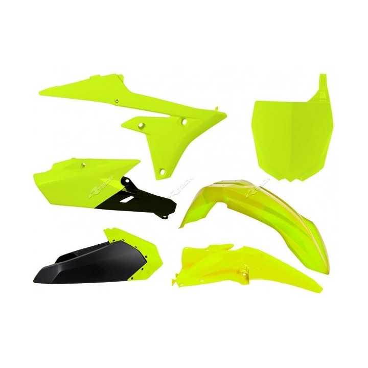 KIT PLASTIQUES RACETECH JAUNE FLUO SUZUKI RMZ 450 08/16