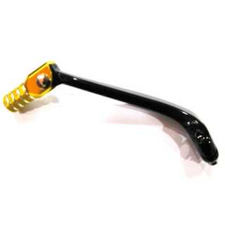 SELECTEUR DE VITESSE BIHR ALUMINIUM FORGE NOIR EMBOUT JAUNE RMZ 250 08/17