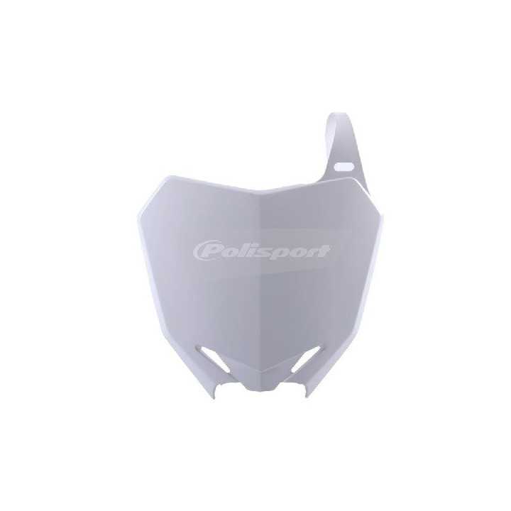 Plaque numero frontale Polisport blanc Suzuki RM-Z250 1015