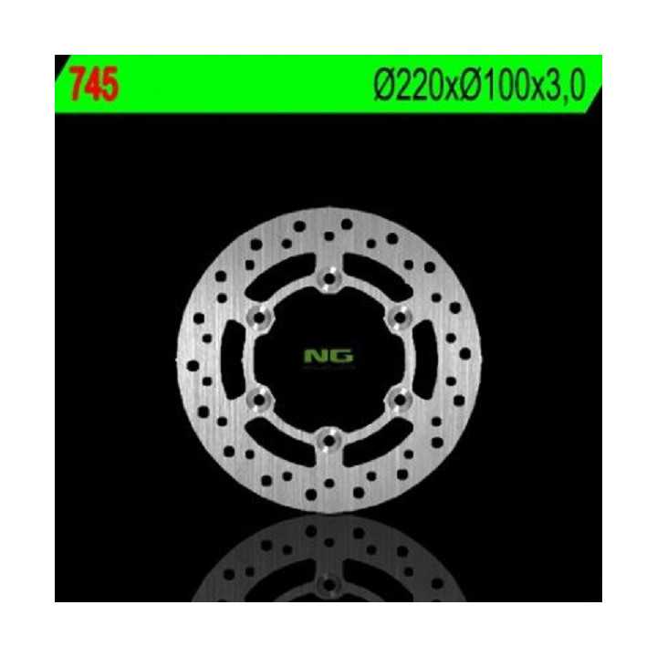 DISQUE DE FREIN AVANT A PETALES WAVE NG YAMAHA YZ 80 93/01