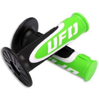 POIGNEES DOMINO OFF-ROAD X-TREME NOIR/ROUGE 22 MM